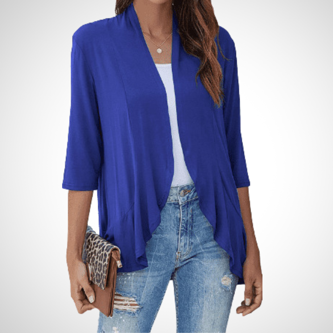 MIRIKIT™ – Casual Summer Open Front Cover-Up Cardigan